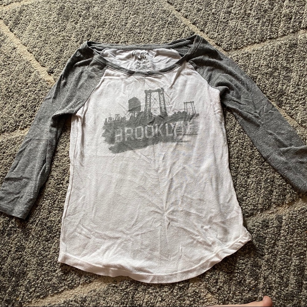 Aeropostale Brooklyn 3/4 sleeve tee size M